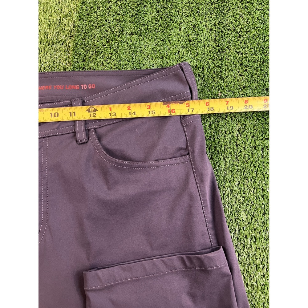 Rhone Commuter Pants Mens 33 Gray Straight Leg 5-Pocket Technical Stretch Golf - Picture 5 of 8